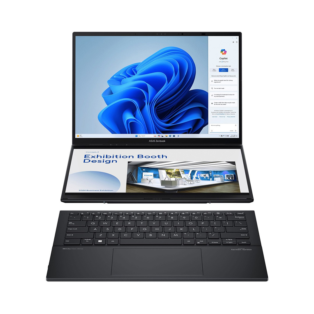 لپتاپ ایسوس 14 اینچی مدل ZenBook DUO UX8406MA Ultra 7 155H 16GB 1TB INTEL