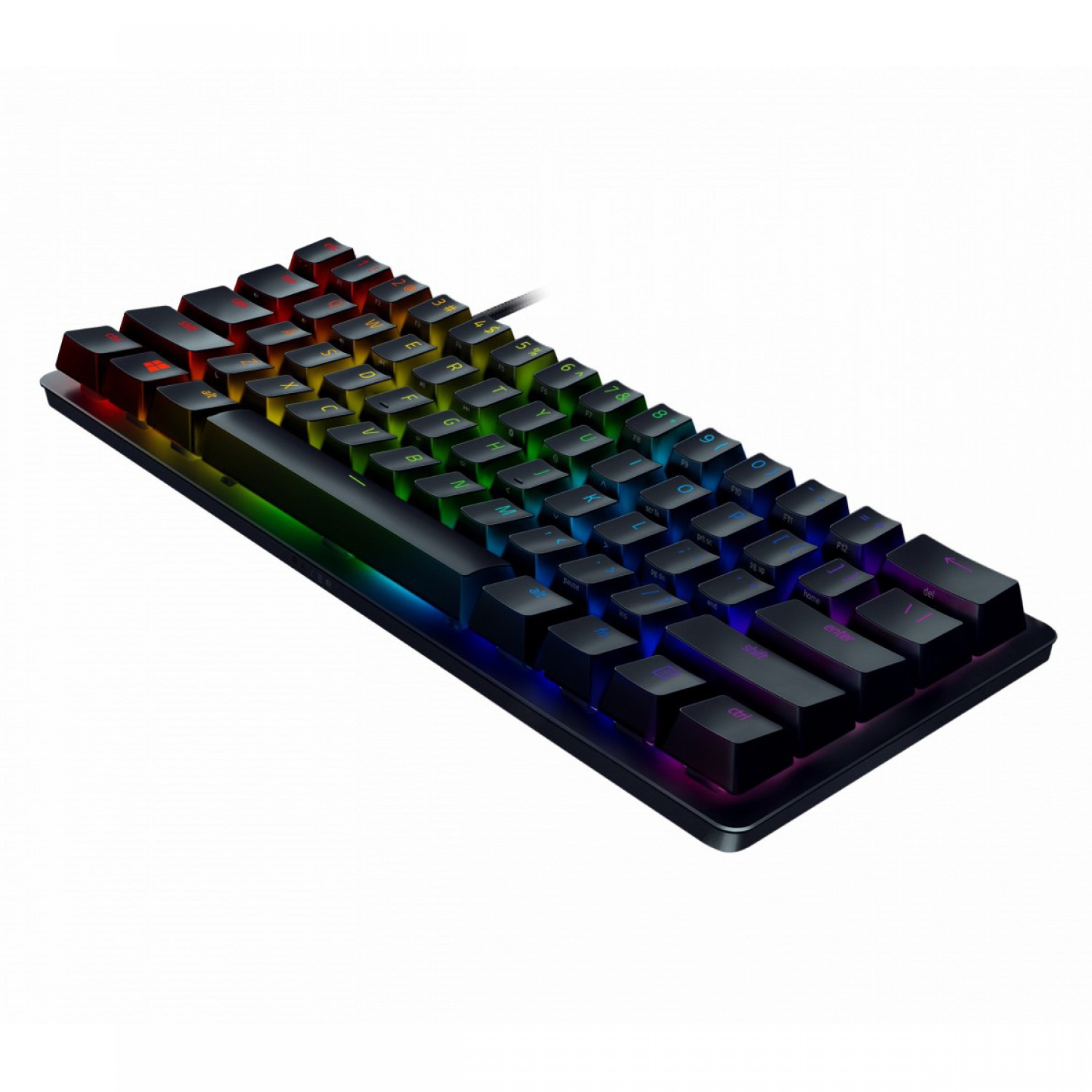 کیبورد گیمینگ Razer مدل Huntsman Mini Purple Sw