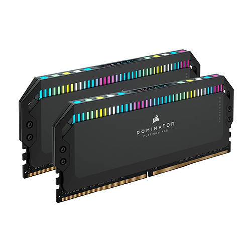 رم DDR5 کورسیر 32 گیگابایت مدل DOMINATOR RGB Black 5200Mhz CL40 دو کاناله