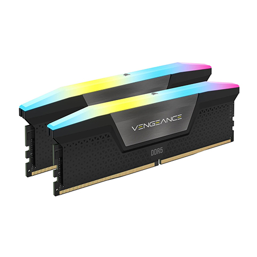 رم DDR5 کورسیر 64 گیگابایت مدل VEGEANCE RGB 5600Mhz CL40 دو کاناله