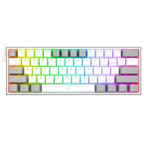 کیبورد گیمینگ ردراگون مدل REDRAGON K617 Fizz WG