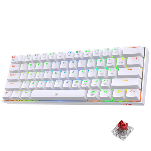 کیبورد گیمینگ Redragon مدل K630 Dragonborn White