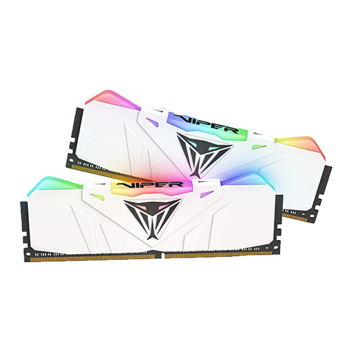 رم پتریوت Patriot Viper RGB Series DDR4 16GB 2 x 8GB 3200MHz CL16 Kit White heatshield