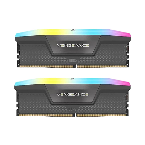 رم DDR5 کورسیر 64 گیگابایت مدل VENGEANCE RGB AMD EXPO 5600Mhz CL40 دو کاناله