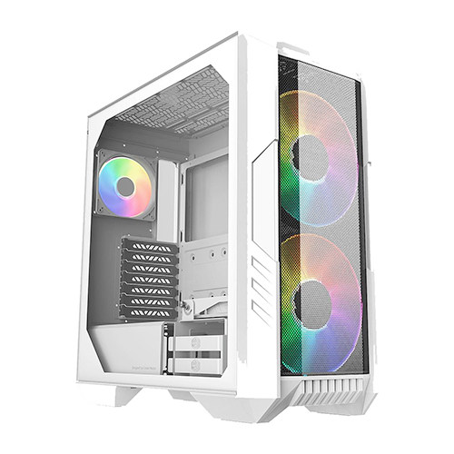 کیس گیمینگ کولر مستر مدل Cooler Master HAF 500 White