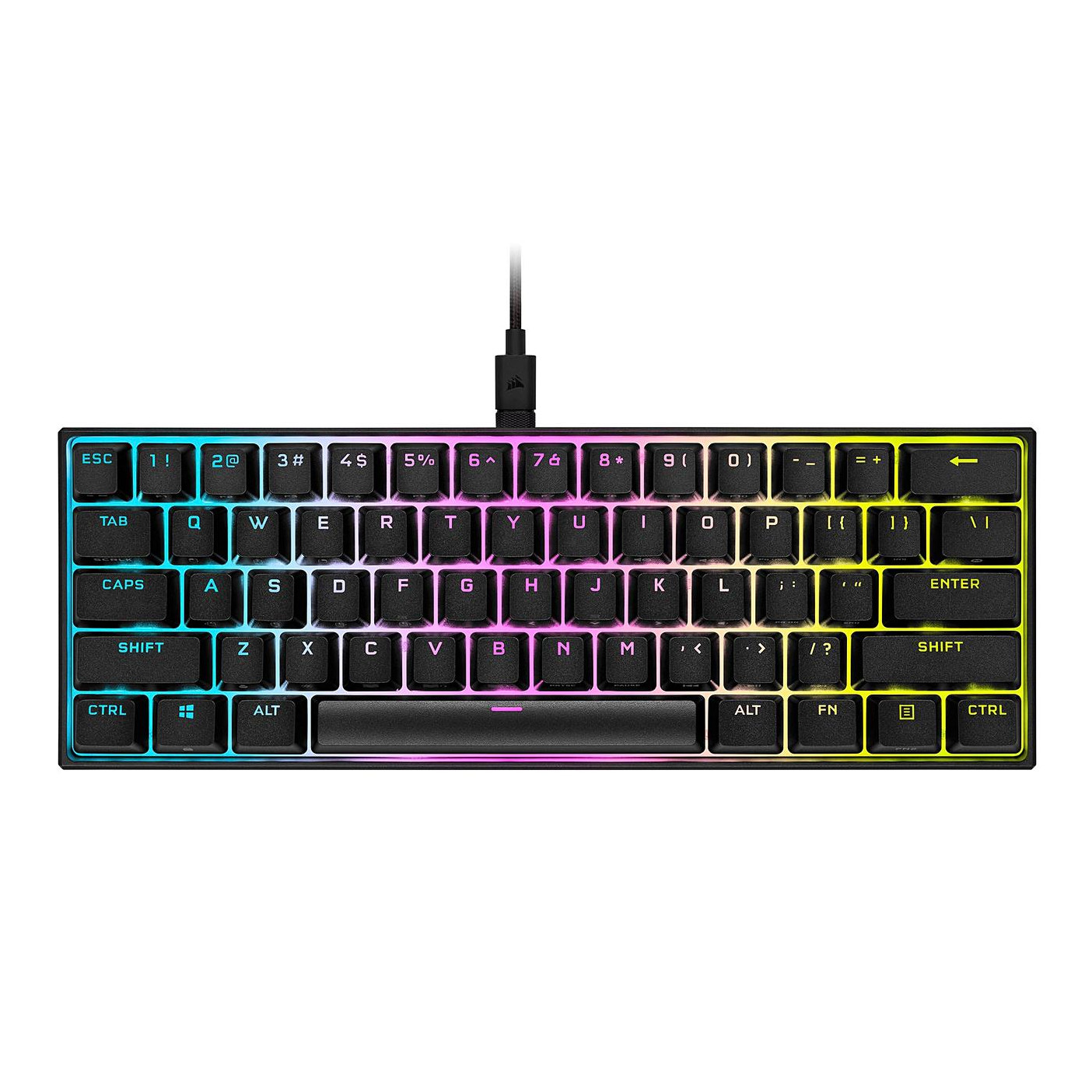 کیبورد گیمینگ کورسیرK65 MINI RGB MX RED