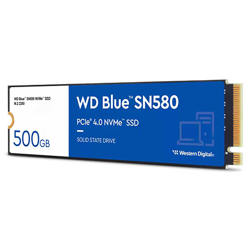 اس اس دی WD Blue SN580 اینترنال 500 گیگابایت وسترن دیجیتال M.2