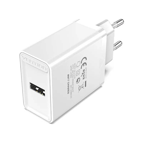 آداپتور شارژر ونشن مدل FAAW0-EU 1-port USB Wall Charger(12W) EU-Plug White