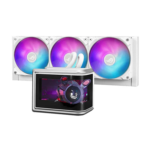 خنک کننده مایع پردازنده ایسوس مدل LIQUID ASUS ROG Ryuo IV SLC 360 ARGB White Edition